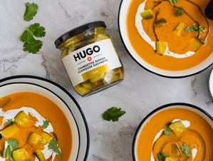 Süßkartoffelsuppe mit Kokosmilch